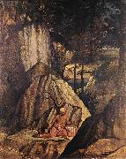 LOTTO, Lorenzo Penitent St Jerome sg oil painting artist